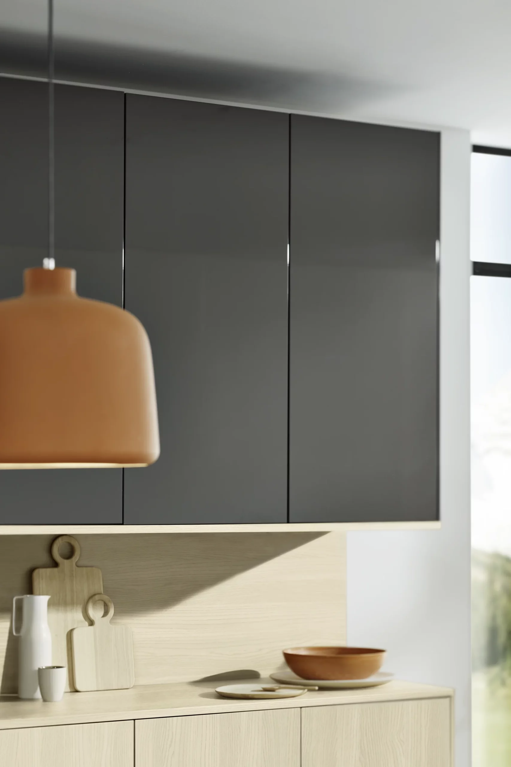 Design keukens met greeploze fronten en doorlopende lijnen